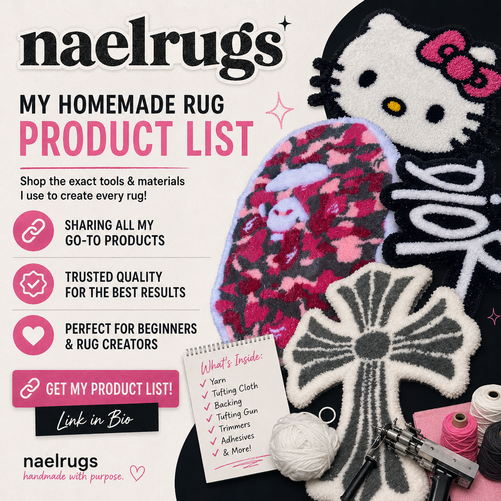 Custom Rug Product List🪡